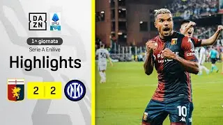 Nerazzurri beffati al 95' dal Grifone: Genoa-Inter 2-2 | Serie A Enilive | DAZN Highlights