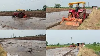 धान के रोपा की मचाई😍 || paddling with Mahindra 585 Di XP Plus working with 6.5ft Shaktiman Rotavator