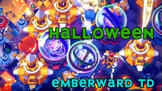 EMBERWARD Tower Defense - My Best Run Ever! (Thunder and Starfall run) Halloween Event 2024