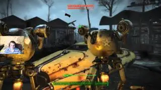 Неравный бой с роботами Fallout 4 (25)