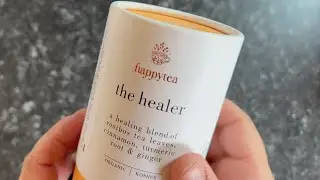 Happytea The Healer: Rooibos Ginger Tea Organic Herbal Blend with Turmeric, Ginger & Healing Spices