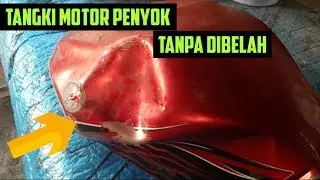 Ketok Magic Tangki Motor Tanpa diBelah dan Las // Tangki Motor Yamaha Vixion