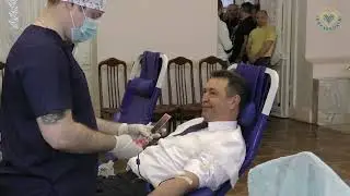 Кисловодчане сдали кровь для бойцов СВО