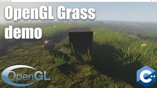 OpenGL grass demo 01