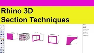 Rhino 3D Section Techniques