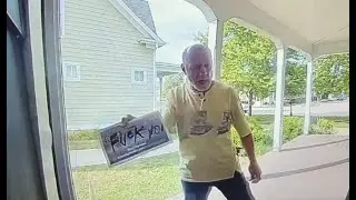 Angry leftist targets Republican state candidate at home