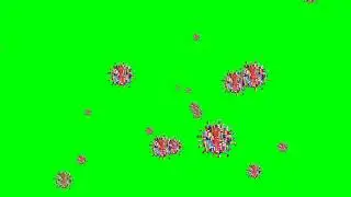 World Flags Corona Virus Green Screen 4K UHD