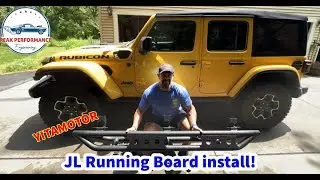 Yitamotor Side Steps/Running Boards INSTALL onto 2018-2022 Jeep Wrangler JL- Step by Step