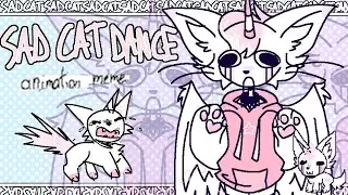 sad cat dance animation meme
