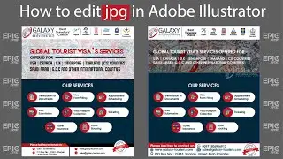 how to edit jpg in illustrator