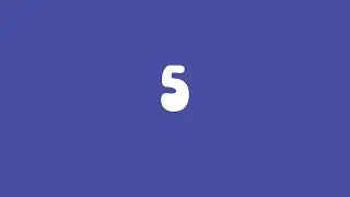 5 Second Animated Timer Countdown