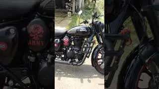Royal Enfield Classic 350 Reborn Dark Stealth Black #short  #shorts  #bullet  #bulletlover ❤️🔥