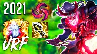 HAIL OF BLADES + CRIT THRESH - URF 2021 Best Moments #11