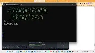Demo of hackingtool, display multi color text in Powershell terminal with Docker -- Docker