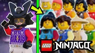 I Made 10 Lego Ninjago CHRISTMAS SWEATER Minifigures! 🎅🎄