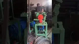 Iron drum Lid cutting and ring making for open top drum