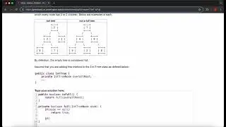 Exercise 17.7 (isFull) Java Tutorial || Practice-It