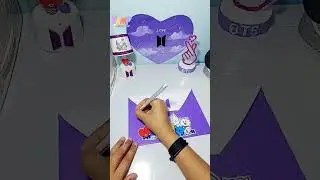 Diy Easy Bts Craft / Bts Folder / 