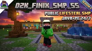 NEW LIFESTEAL SMP 1.26+ || BRAND NEW PUBLIC SMP || NEW LIFESTEALSMP SERVER JAVA+PE || D2K PLAYZ