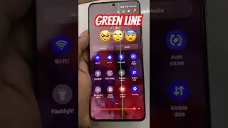 Any solution for Green line in amoled display screen? 
