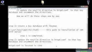 enable  SSL HTTPS  request in  IBM HTTP Server on windows  (WebSphere Jungle)