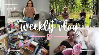 WEEKLY READING VLOG 📚 targi książki, Sopot, wywiad i chorowanie 🤧❤️