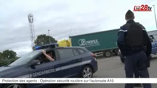 Opération sécurité routière sur l'autoroute A10