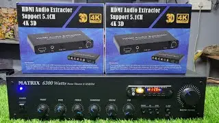 HDMI Audio Extractor 4k,3D Support 5.1 channel output