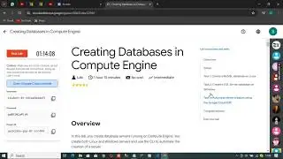 Creating Databases in Compute Engine||The Arcade Trivia April 2024 Week 4 Lab solution 