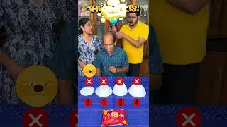 Bowl-banging challenge, who got hit in the face with cream? #FunnyFamily #PartyGames