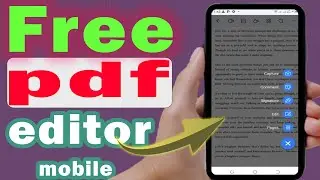 Free pdf text editor for android (100% FREE APP)