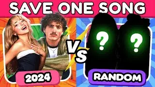 SAVE ONE SONG 🔥 2024 vs ???? 👀 Most Popular Songs Ever | Music Quiz Challenge