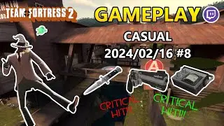 Team Fortress 2 | Twitch | Casual | Gameplay | Mossrock | Spy | 2024/02/16 | #8