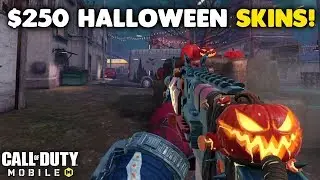 NUKING WITH ALL THE NEW HALLOWEEN SKINS in Call of Duty Mobile! (Spending $250 of COD Points)