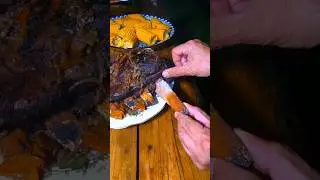 Томленые рёбрышки на костре