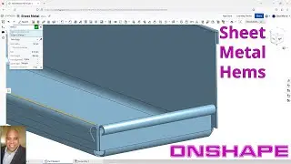 Onshape - Sheet Metal - Hems