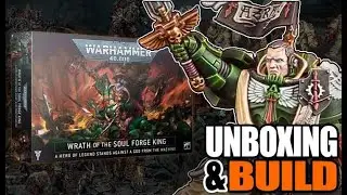 Let's Build Wrath of the Soul Forge King New Azrael & Vashtorr Unboxing Warhammer 40k