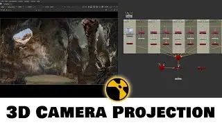 Nuke :-  3D Camera Projection  |  How to set up PSD file in Nuke