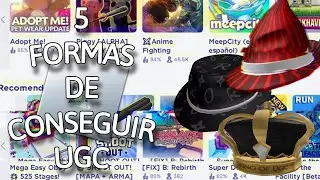 5 Formas de conseguir UGC en Roblox 🤑  Hardererzs X