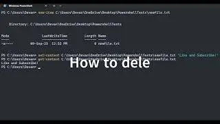How to make a file in Powershell
