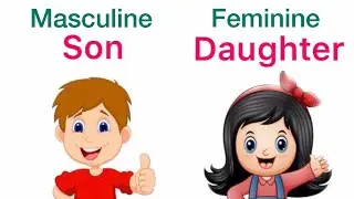 He and She /Masculine Gender and Feminine Gender / ENGLISH GRAMMAR / GRADE 1/NCERT