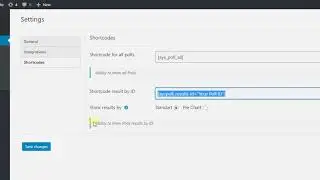 Poll Maker General Settings Overview