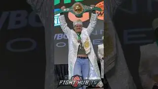 Usyk tells Tyson Fury WBC belt is MINE at WBC Convention!
