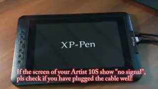 If your XP-Pen Artist 10S shows