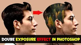 How to create double exposure effect in photoshop