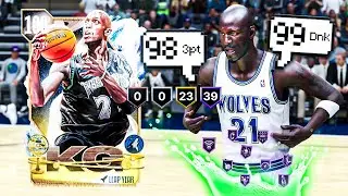 100 OVERALL KEVIN GARNETT GAMEPLAY! HE IS THE BEST CARD IN NBA 2K24 MYTEAM BY FAR!