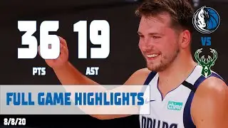 Luka Doncic (36-14-19 🤯) Highlights vs  Milwaukee Bucks