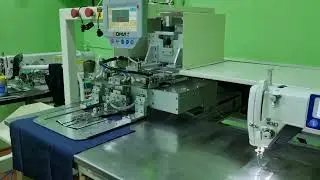 Автомат для притачивания накладных карманов.