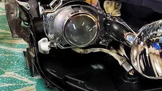 Honda Elysion. Переделка левостороннего света на правосторонний.