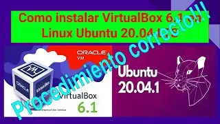 Como instalar VirtualBox 6.1 en Linux Ubuntu 20.04 LTS y sus derivadas. 